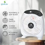 Gratus 12 Inch Electric Box Fan, With 2 Years Warranty, Model- GRBF12FTBM Fans & Air Purifier "BAE" Charm Bracelet 6