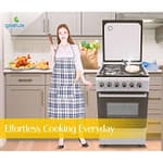Gratus 50X50 Free Standing Cooker With Two Euro Burners And Two Hot Plate, Model- CRH522KTSS1 Gas & Stove "BAE" Charm Bracelet 6