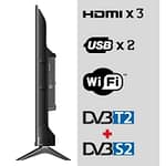 Gratus VIDAA powered 4K Edgeless UHD 75 Inch LED Smart Tv – GTV75F2V605 Electronics "BAE" Charm Bracelet 5