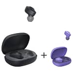 Hama 184161 Freedom Buddy True Wireless Earbuds Black + 184165 Freedom Buddy True Wireless Earbuds Purple Electronics "BAE" Charm Bracelet 4
