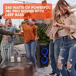 JBL Party Box 310, Portable Bluetooth Party Speaker, 240W, Black Electronics "BAE" Charm Bracelet 6