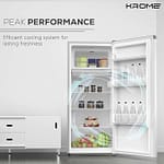 Krome 220L Gross, Single Door Refrigerator, Reversible Door, Best Compact Small Fridge – KR-RDC220H Household "BAE" Charm Bracelet 6