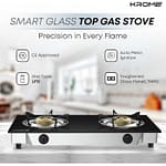 Krome Gas Stove 2 Burner Cast Iron, Double Brass Burners, KR-GGFC2070 Gas & Stove "BAE" Charm Bracelet 5