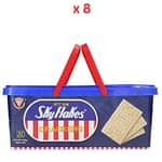 M.Y.San Skyflakes Crackers In Tub, 800 Gm Pack Of 8 (UAE Delivery Only) Confectionery "BAE" Charm Bracelet 3