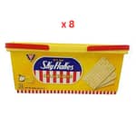 M.Y.San Skyflakes Garlic Crackers Tubs, 800 Gm Pack Of 8 (UAE Delivery Only) Confectionery "BAE" Charm Bracelet 4