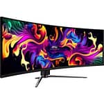 MSI MPG 491CQP QD-OLED 49 Inch 144 Hz 0.03ms Curved Gaming Monitor – Black – 9S6-3FA84T-013 Gaming Monitors "BAE" Charm Bracelet 5