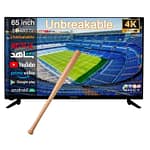 Magic World LED 65-Inch Smart TV, 4K UHD, Android 14.0, 1.5+8G, T2S2 Built In Receiver, Double Glass Screen Electronics "BAE" Charm Bracelet 4