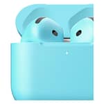 Merlin Craft Customized Apple Airpods 4 ANC Blue Bold Apple Products "BAE" Charm Bracelet 5