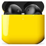 Merlin Craft Customized Apple Airpods 4 ANC Dual Yellow Apple Products "BAE" Charm Bracelet 5