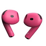 Merlin Craft Customized Apple Airpods 4 ANC Neon Pink Apple Products "BAE" Charm Bracelet 6