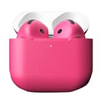 Merlin Craft Customized Apple Airpods 4 ANC Neon Pink Apple Products "BAE" Charm Bracelet 4
