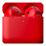 Merlin Craft Customized Apple Airpods 4 ANC Product Red Bold Apple Products "BAE" Charm Bracelet 5