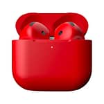 Merlin Craft Customized Apple Airpods 4 ANC Product Red Bold Apple Products "BAE" Charm Bracelet 4