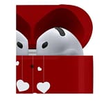 Merlin Craft Customized Apple Airpods 4 ANC Rose Apple Products "BAE" Charm Bracelet 5