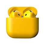 Merlin Craft Customized Apple Airpods 4 ANC Yellow Bold Apple Products "BAE" Charm Bracelet 4