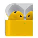 Merlin Craft Customized Apple Airpods 4 ANC Yellow Glossy Apple Products "BAE" Charm Bracelet 6