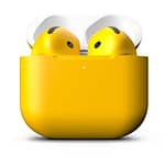 Merlin Craft Customized Apple Airpods 4 ANC Yellow Matte Apple Products "BAE" Charm Bracelet 4