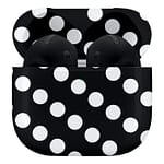 Merlin Craft Customized Apple Airpods 4 Black Polka Apple Products "BAE" Charm Bracelet 4