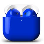 Merlin Craft Customized Apple Airpods 4 Blue Glossy Apple Products "BAE" Charm Bracelet 4