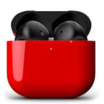 Merlin Craft Customized Apple Airpods 4 Dual Red Apple Products "BAE" Charm Bracelet 4