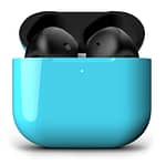 Merlin Craft Customized Apple Airpods 4 Dual Turquoise Apple Products "BAE" Charm Bracelet 4