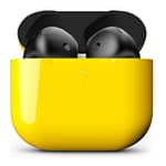 Merlin Craft Customized Apple Airpods 4 Dual Yellow Apple Products "BAE" Charm Bracelet 4