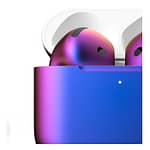 Merlin Craft Customized Apple Airpods 4 Dualtone Violet Cosmos Apple Products "BAE" Charm Bracelet 5