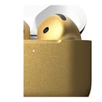 Merlin Craft Customized Apple Airpods 4 Metallic Gold Apple Products "BAE" Charm Bracelet 5