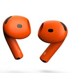 Merlin Craft Customized Apple Airpods 4 Neon Orange Apple Products "BAE" Charm Bracelet 6