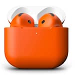Merlin Craft Customized Apple Airpods 4 Neon Orange Apple Products "BAE" Charm Bracelet 4