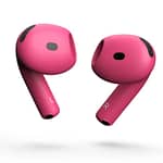 Merlin Craft Customized Apple Airpods 4 Neon Pink Apple Products "BAE" Charm Bracelet 5
