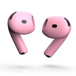 Merlin Craft Customized Apple Airpods 4 Pink Matte Apple Products "BAE" Charm Bracelet 5