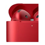 Merlin Craft Customized Apple Airpods 4 Product Red Bold Apple Products "BAE" Charm Bracelet 5