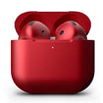 Merlin Craft Customized Apple Airpods 4 Product Red Bold Apple Products "BAE" Charm Bracelet 4
