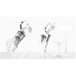 Midea 2 In 1 Bagless Stick Vacuum Cleaner, 20S, 450W, White Household "BAE" Charm Bracelet 6