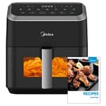 Midea Air Fryer With Digital Touch Control, 7L Fryer "BAE" Charm Bracelet 5