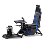 Next Level Racing Flight Simulator Boeing Commercial Edition, Dedicated Flight Cockpit, Wide Range of Adjustments, Faux Wool Seat Covering, Compatible with Flight Electronics, Black-Blue – NLR-S027 Gaming & Consoles "BAE" Charm Bracelet 6