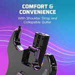 PDP Riffmaster Wireless Guitar Controller Black, PS5 & PS4 Controllers "BAE" Charm Bracelet 5