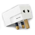 Powersafe Multi-Plug Fitted 13A Fuse 3 Pin Flat Plug Light + 1 Way 3 Pin Multi Socket & 2 Way 2 Pin Socket – N7196L-HQ Electronics "BAE" Charm Bracelet 5