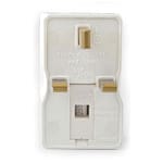 Powersafe Multi-Plug Fitted 13A Fuse 3 Pin Flat Plug Light + 1 Way 3 Pin Multi Socket & 2 Way 2 Pin Socket – N7196L-HQ Electronics "BAE" Charm Bracelet 6