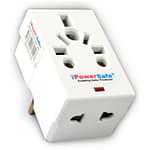 Powersafe Multi-Plug Fitted 13A Fuse 3 Pin Flat Plug Light + 1 Way 3 Pin Multi Socket & 2 Way 2 Pin Socket – N7196L-HQ Electronics "BAE" Charm Bracelet 4