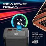 Promate 30 Watt Power Bank 38000mAh Power Mine, Black – POWERMINE-130W (UAE Delivery Only) Electronics "BAE" Charm Bracelet 5