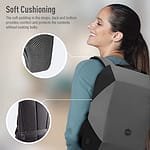 Promate Laptop Backpack, URBANPACK-BP.GREY Computer Accessories "BAE" Charm Bracelet 6