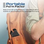 Promate Laptop Stand, Ergonomic Aluminum Multi-Level Notebook Stand with Anti-Slip Pads, POCKETMOUNT.GREY Accessories & Peripherals "BAE" Charm Bracelet 5