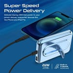 Promate Magnetic Wireless POWERMAG-10PRO Power Bank – POWERMAG-10PRO.BLUE (UAE Delivery Only) Electronics "BAE" Charm Bracelet 5