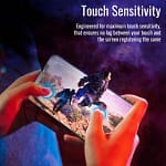 Promate Matte Privacy Screen Protector for iPhone 11 Pro, Premium Anti-Glare 9H Hardness Tempered Glass Protector with Touch Sensitivity, Scratch-Resistant, Shatter Protection, APEX-I11PRO Mobile Accessories "BAE" Charm Bracelet 5