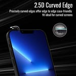Promate Spartan-I13MAX Privacy Screen Protector for iPhone 13 Pro Max, Black Electronics "BAE" Charm Bracelet 6