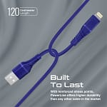 Promate USB-A to Lightning Cable, POWERLINE-AI120.Blue Chargers & Power Supplies "BAE" Charm Bracelet 5
