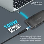 Promate USB-C to HDMI Adapter, MEDIAHUB-C3 Computer Accessories "BAE" Charm Bracelet 6