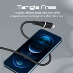Promate USB-C to Lightning Cable, POWERLINE-CI120.BLACK Computer Accessories "BAE" Charm Bracelet 6